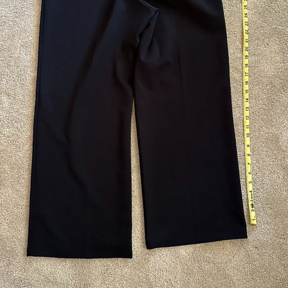 Leith Brand Dress Pants Woman Size Large Black - Picture 2 of 4